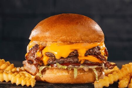 Одиночный бургер BBQ