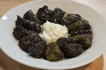 Долма из виноградного листа