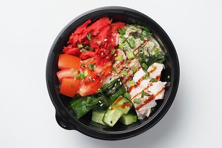 Поке с курицей