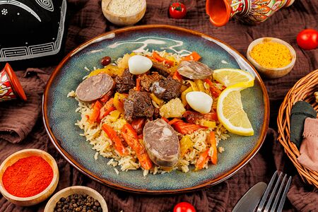 Плов с казы