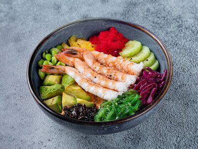 Поке Креветки