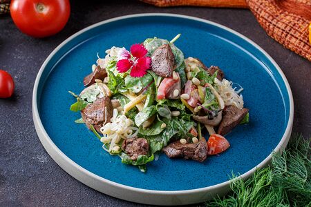 С куриной печенью