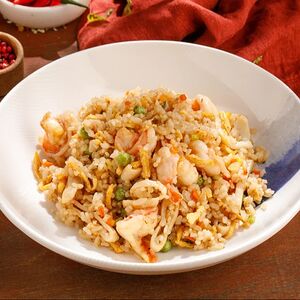 Рис с морепродуктами