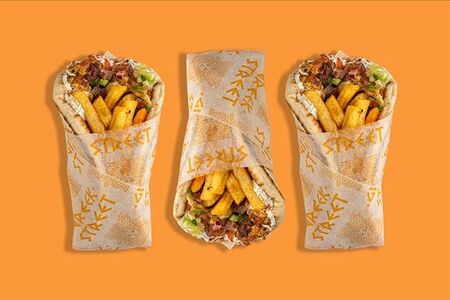 3 Гироса с куриной шавермой