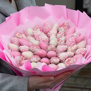 Букет из клубники в шоколаде Прекрасное мгновение