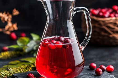 Морс домашний клюквенный