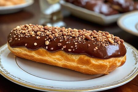 Эклер Фундучное пралине