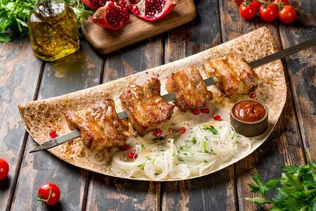 Шашлык из свиных ребер