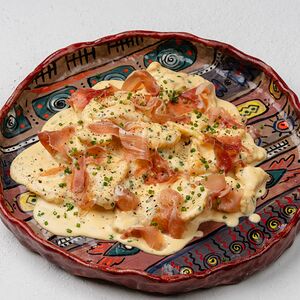 Тыквенные ньокки с прошутто