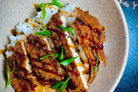 Шницель с рисом