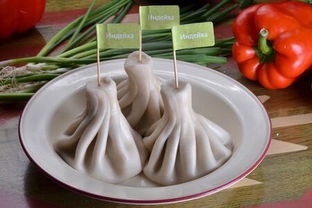 Хинкали с индейкой