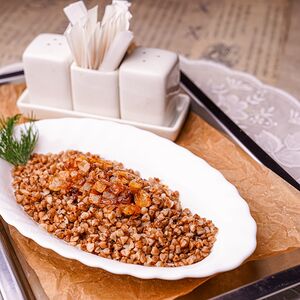 Гречка с луком