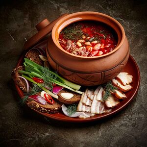 Домашний борщ на компанию