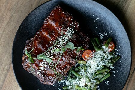 Свиные ребра BBQ 