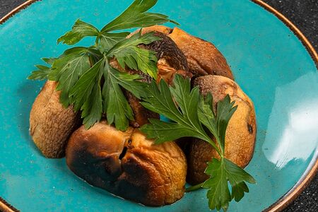 Шампиньоны гриль