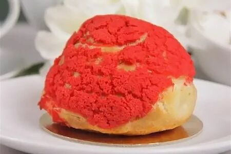 Пирожное Шу со сливочным кремом