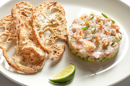 Тартар из креветок