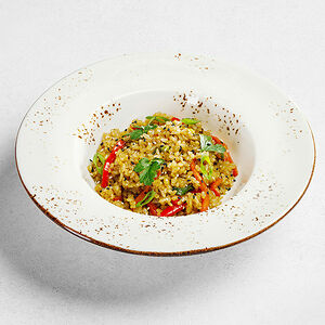 Рис с овощами в соевом соусе 220 гр