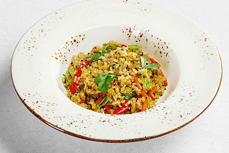 Рис с овощами в соевом соусе 220 гр