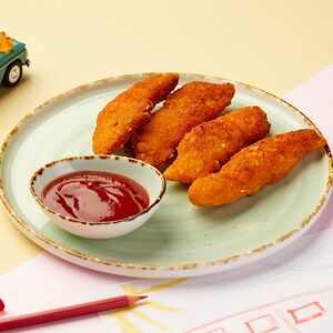 Стрипсы с кетчупом