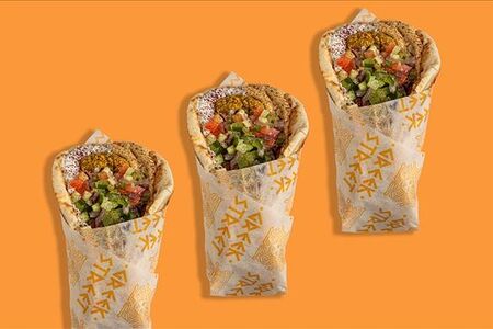 3 Гироса с фалафелем