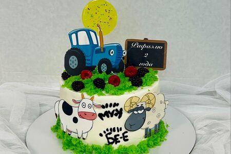 Торт Синий трактор