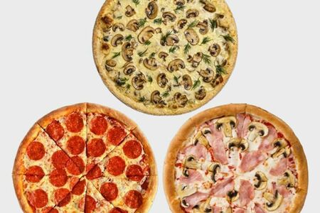 3 пиццы средние