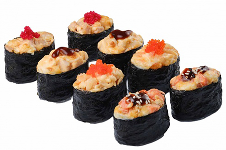 Гункан сет запеченный