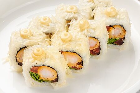 Ролл Цезарь с креветкой