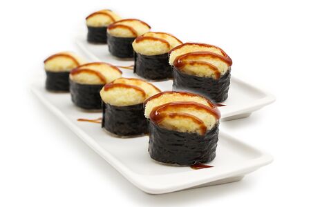 Запеченный с мидиями