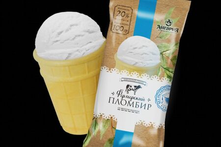 Фермерский пломбир ванильный  