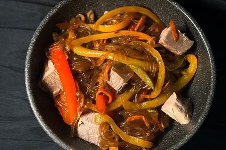 Харусаме с говядиной 