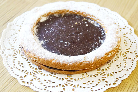 Пирожное Бычий глаз с шоколадом