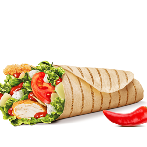 Острый Цезарь Ролл Со Стрипсами