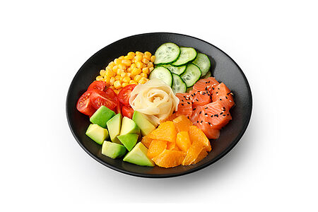 Поке с форелью