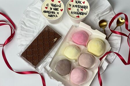 Комбо Дубайский шоколад, Моти, Cake to go