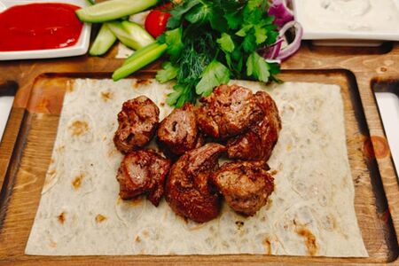 Шашлык из говяжьей вырезки