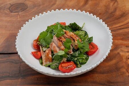 Салат с цыпленком и кус кусом