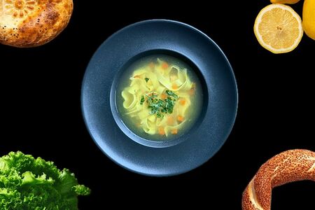 Суп куриный