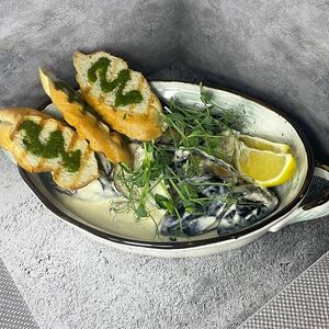 Мидии в сливочном соусе