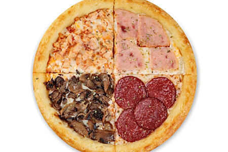 Пицца 4 вкуса 21 см