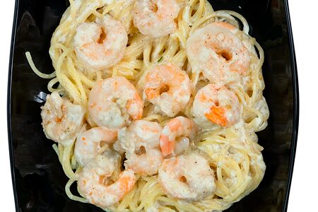 Паста с креветками