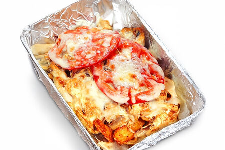 Курица запеченная с картофелем