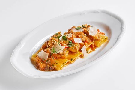 Паккери с рагу из кролика