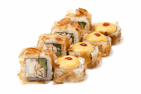 Запечённый ролл Асам с курицей