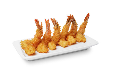 Королевские креветки темпура