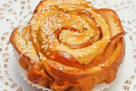 Кекс с яблоками 