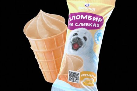 Пломбир на сливках крем-брюле