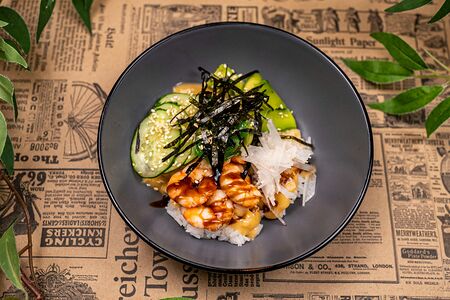 Боул с креветкой		