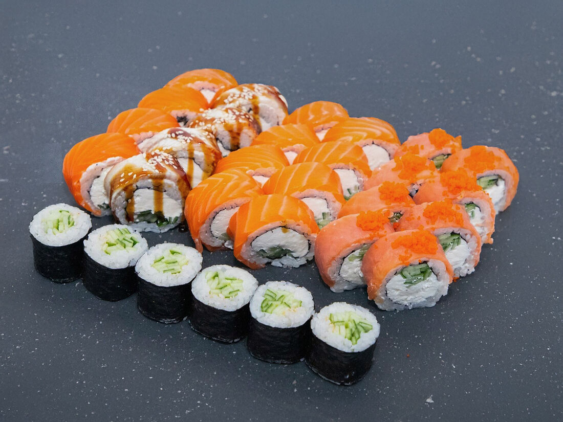 Суши-пицца-вок